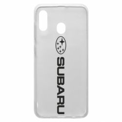 Чехол для Samsung A20 Subaru logo - PrintSalon