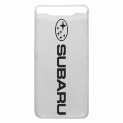 Чехол для Samsung A80 Subaru logo - PrintSalon
