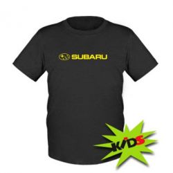 Детская футболка Subaru logo - PrintSalon