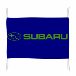 Флаг Subaru logo - PrintSalon