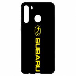 Чехол для Samsung A21 Subaru logo - PrintSalon