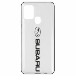 Чехол для Samsung A21s Subaru logo - PrintSalon