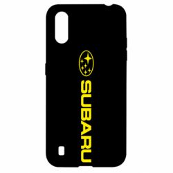 Чехол для Samsung A01/M01 Subaru logo - PrintSalon