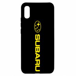 Чехол для Xiaomi Redmi 9a Subaru logo - PrintSalon