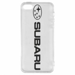 Чехол для iPhone5/5S/SE Subaru logo - PrintSalon