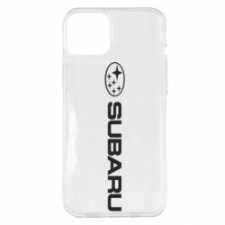 Чехол для iPhone 14 Plus Subaru logo - PrintSalon