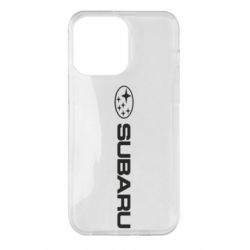 Чехол для iPhone 14 Pro Max Subaru logo - PrintSalon