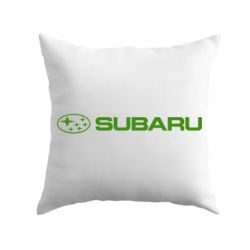 Подушка Subaru logo - PrintSalon