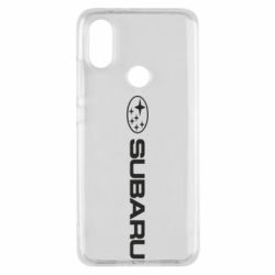 Чехол для Xiaomi Mi A2 Subaru logo - PrintSalon