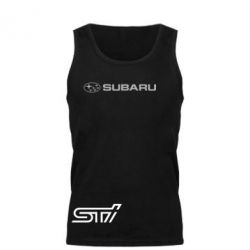 Майка чоловіча Subaru STI лого - PrintSalon