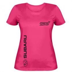 Жіноча футболка Subaru STI Logo - PrintSalon
