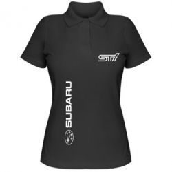 Жіноче поло Subaru STI Logo - PrintSalon