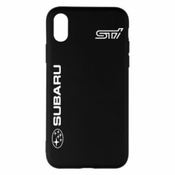 Чохол для iPhone X/Xs Subaru STI Logo - PrintSalon