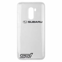 Чохол для Xiaomi Pocophone F1 Subaru STI лого - PrintSalon