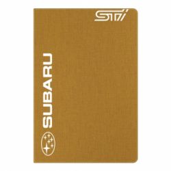 Блокнот з принтом Subaru STI Logo - PrintSalon