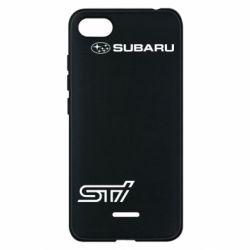 Чохол для Xiaomi Redmi 6A Subaru STI лого - PrintSalon