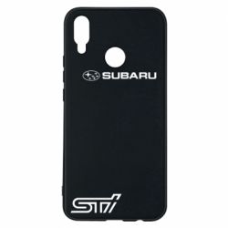 Чохол для Huawei P Smart Plus 2018 Subaru STI лого - PrintSalon