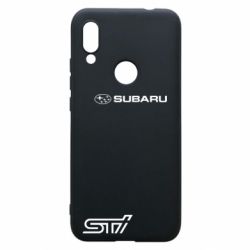 Чохол для Xiaomi Redmi 7 Subaru STI лого - PrintSalon