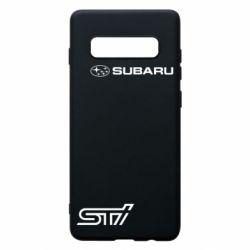 Чохол для Samsung S10+ Subaru STI лого - PrintSalon