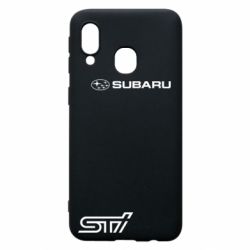 Чохол для Samsung A40 Subaru STI лого - PrintSalon
