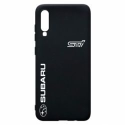 Чехол для Samsung A70 Subaru STI Logo