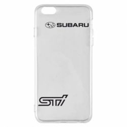Чохол для iPhone 6 Plus/6S Plus Subaru STI лого - PrintSalon