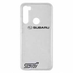 Чохол для Xiaomi Redmi Note 8 Subaru STI лого - PrintSalon