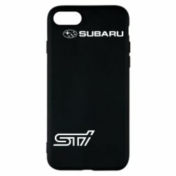 Чохол для iPhone 8 Subaru STI лого - PrintSalon