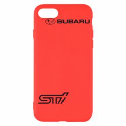 Чохол для iPhone SE 2020 Subaru STI лого - PrintSalon