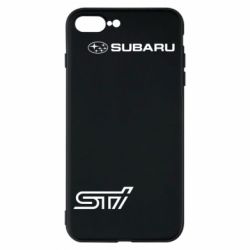 Чохол для iPhone 8 Plus Subaru STI лого - PrintSalon