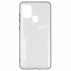 Чехол для Samsung A21s Subaru STI Logo