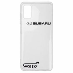 Чохол для Samsung A41 Subaru STI лого - PrintSalon