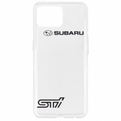 Чохол для Oppo Reno 4 Lite Subaru STI лого - PrintSalon