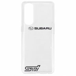 Чохол для Oppo Reno 4 Pro Subaru STI лого - PrintSalon