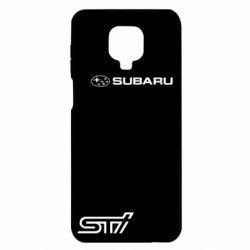 Чохол для Xiaomi Redmi Note 9S / 9Pro / 9Pro Max Subaru STI лого - PrintSalon