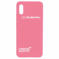 Чохол для Xiaomi Redmi 9a Subaru STI лого - PrintSalon