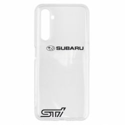 Чохол для Realme 6 Subaru STI лого - PrintSalon