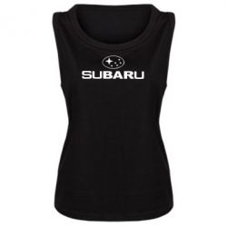 Женская майка Subaru - PrintSalon