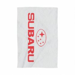 Полотенце с принтом Subaru - PrintSalon