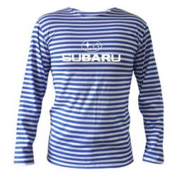 Тельняшка с длинным рукавом Subaru - PrintSalon