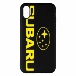 Чехол для iPhone X/Xs Subaru - PrintSalon