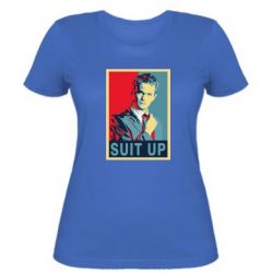 Женская футболка Suit up!-PrintSalon Женская футболка Suit up!
