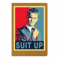 Блокнот с принто Suit up! - PrintSalon