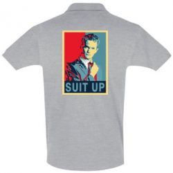 Мужское поло Suit up! - PrintSalon