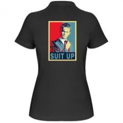 Женское поло Suit up! - PrintSalon