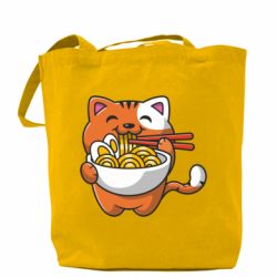 Шоппер Cat and Ramen - PrintSalon