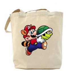 Шоппер Cute Mario with turtle - PrintSalon