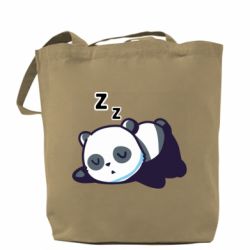 Шоппер Cute panda sleeping - PrintSalon