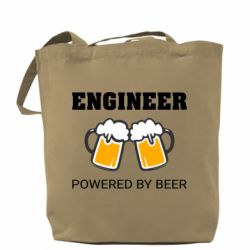 Шоппер Engineer Powered By Beer - PrintSalon