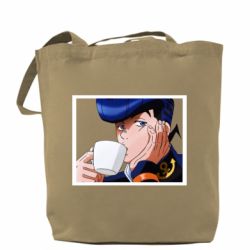 Шоппер Higashikata Josuke drinking tea - PrintSalon